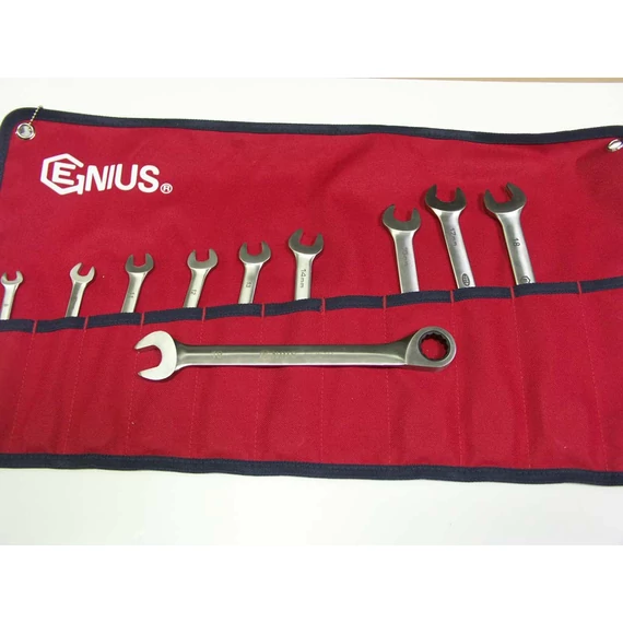 Genius Tools racsnis csillag-villás kulcs készlet, 8-19 mm, 11 db-os
