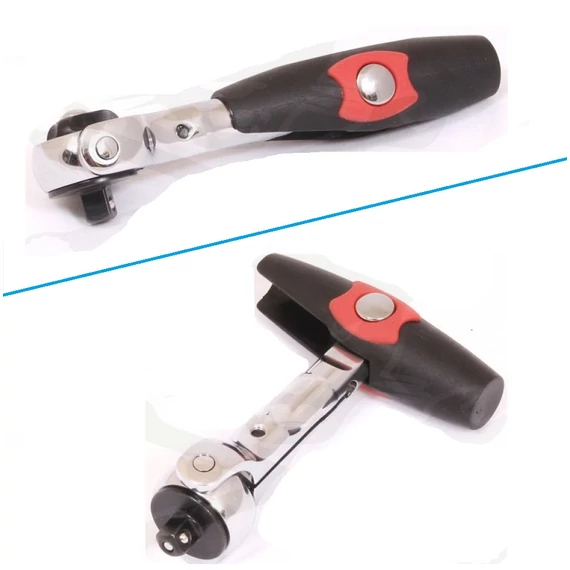 Ellient univerzális racsnis hajtókar T-foganytúval 1/4&quot; 120mm