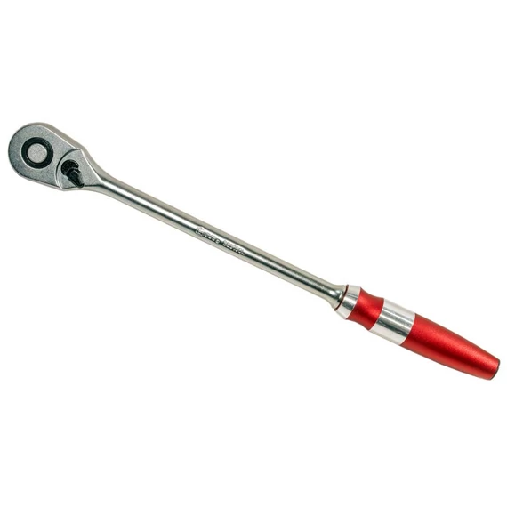 Genius Tools racsnis kulcs, hosszú, 100fog, 1/4&quot;