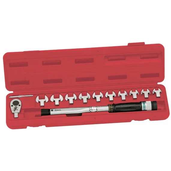 Genius Tools nyomaték- és villáskulcs készlet, 3/8&quot;, 110Nm, 12db