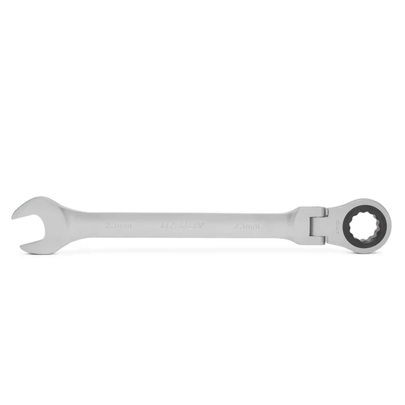 Racsnis csillag-villáskulcs flexibilis fejjel, 23mm