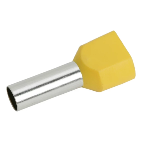 Érvéghüvely 2x6,0 mm²-es vezetékekhez