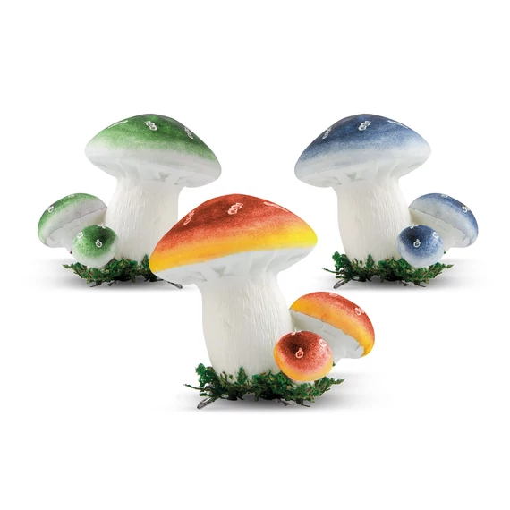 Kerti dekoráció, gomba, 6cm, 3 féle