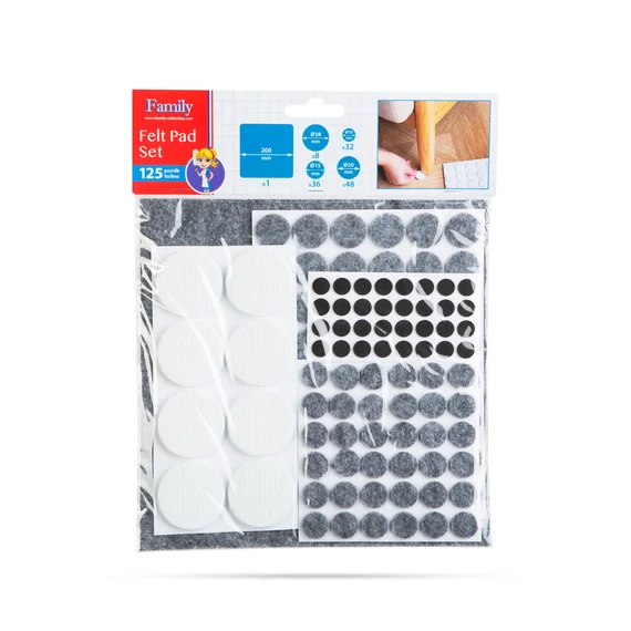 Family filcpárna szett, 2mm, 125 db/csomag