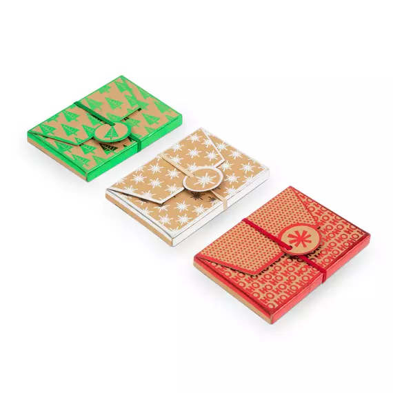 Family karácsonyi üdvözlőkártya boríték,  3db/csomag