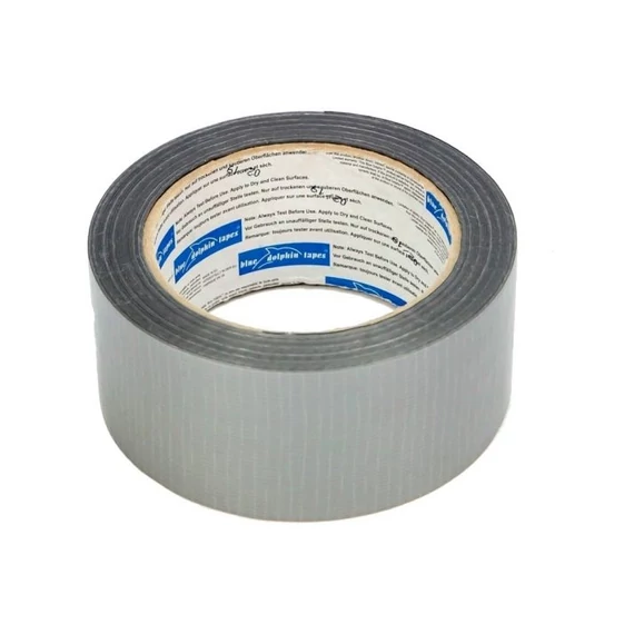Blue Dolphin Duct szövetszálerősítésű ragasztószalag, szürke, 48mmx10m