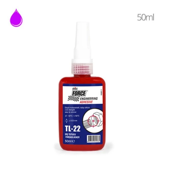 EMS Force TL-22 kis szilárdságú csavarrögzítő, 50ml
