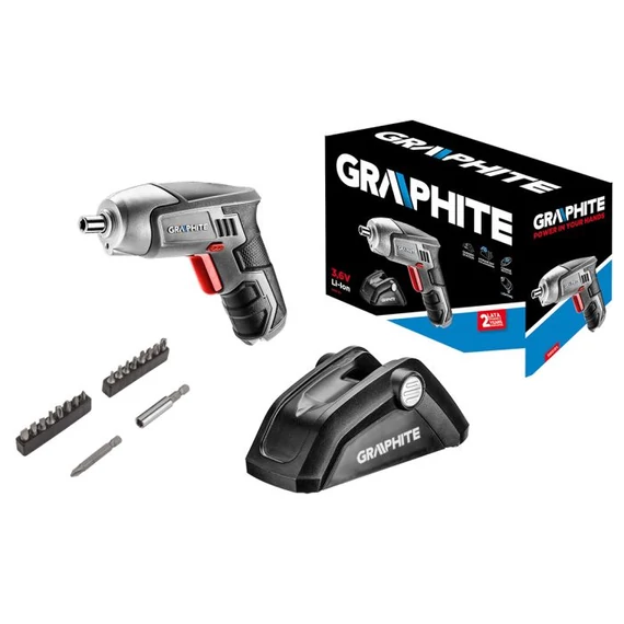 Graphite akkus csavarbehajtó, 3.6V akkuval