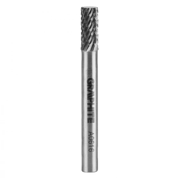Graphite 55H350 keményfém marófej, hengeres, 6x16x6mm