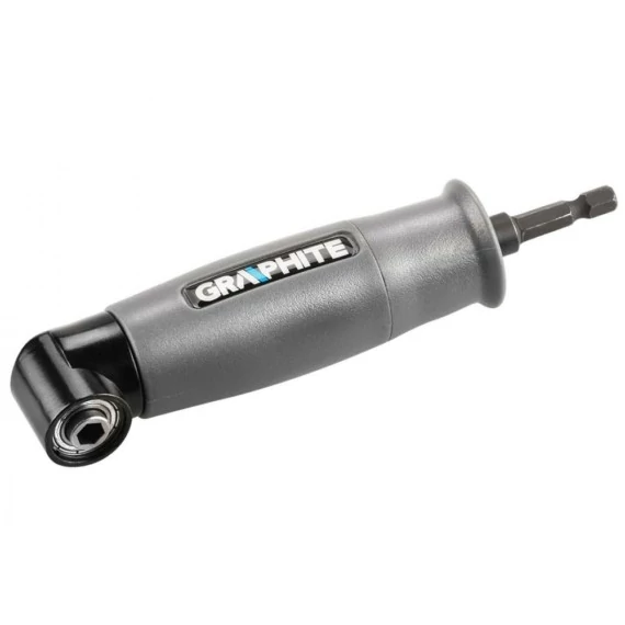 Graphite derékszögben csavarozó adapter, 1/4&quot;