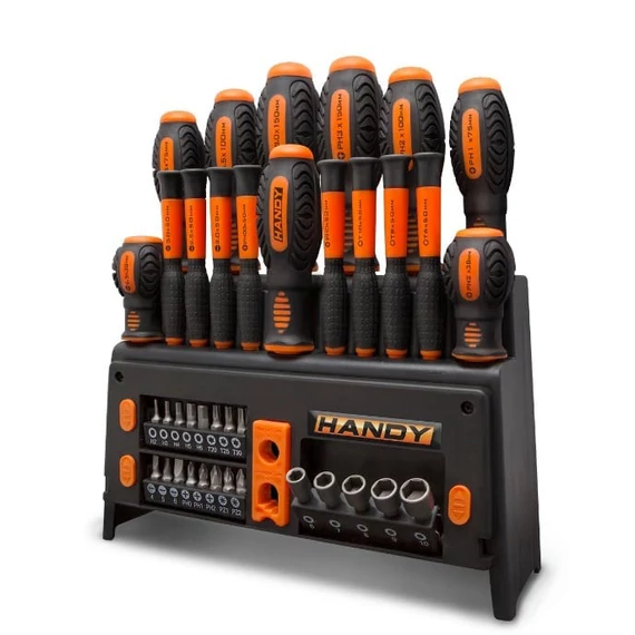 Handy csavarhúzó készlet állvánnyal, 39db-os
