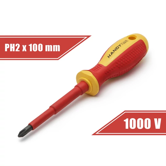 Handy 10569 csavarhúzó, PH2x100mm, 1kV