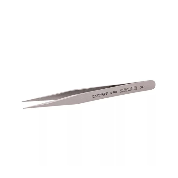 Handy rozsdamentes csipesz, hegyes, 125mm