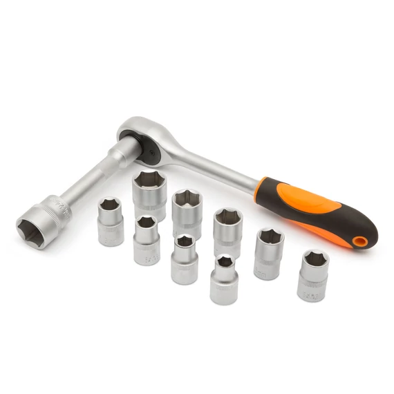 Handy 10857B dugókulcs készlet, 1/2&quot;, 10-24mm, 12db
