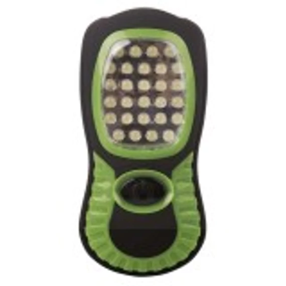 Elemlámpa 28+3 LED-del (gumírozott ABS)