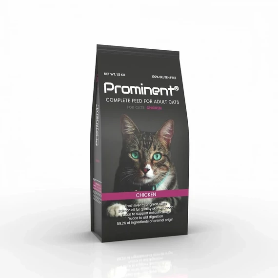Prominent cat Adult Chicken, szárazeledel, felnőtt macskáknak, csirkehúsból, 1,5kg
