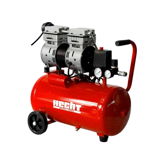 Hecht 2075 Kompresszor, olajmentes, csendes, 750W, 8bar, 24L
