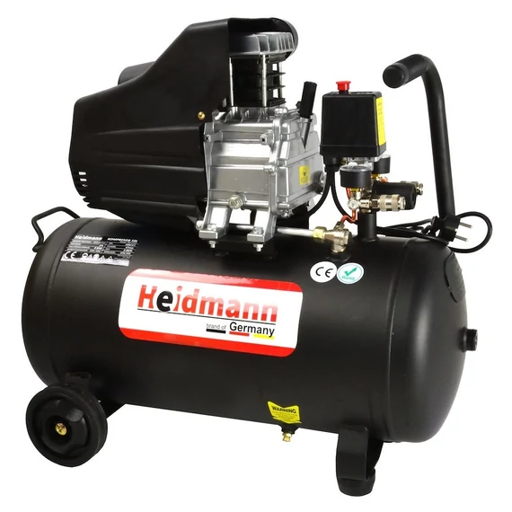 Heidmann H00721 kompresszor, 3.8Le, 50L, 8bar