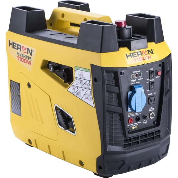 Heron digitális szabályzású benzinmotoros áramfejlesztő, 1.0kVA, 230V