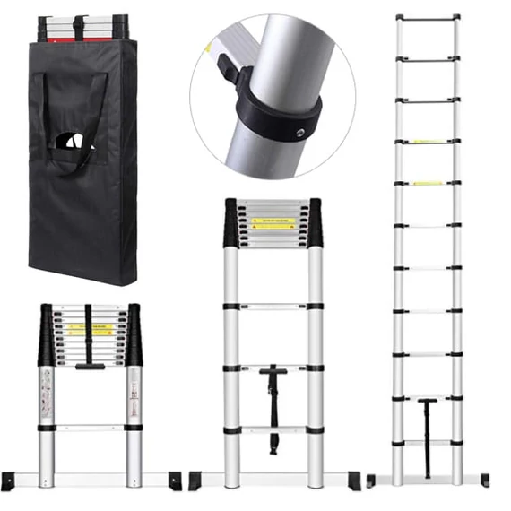Teleszkópos alumínium létra, 320cm