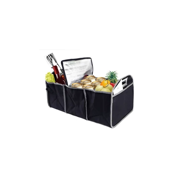 Többrekeszes tároló csomagtartóba, teherbírás 18 kg, hőtartó rekesszel