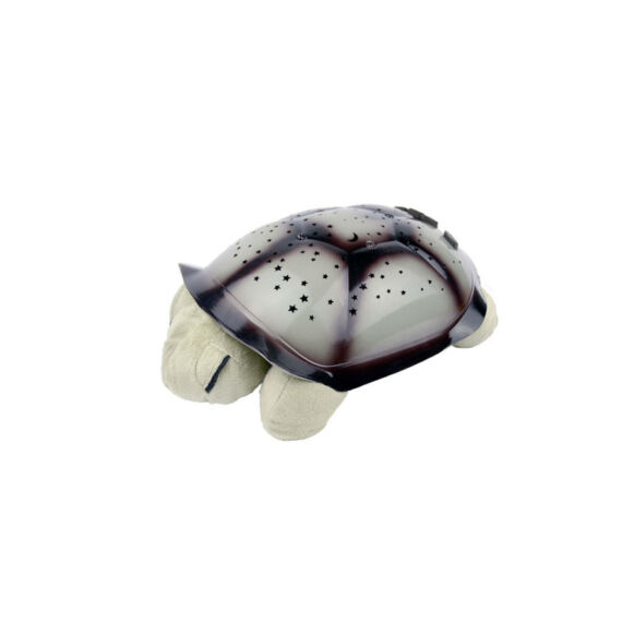 Világító plüss teknős, 31 x 20 cm, elemes, irányfény