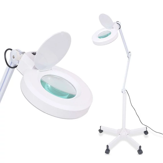 LED-es kozmetikai állvány nagyítóval