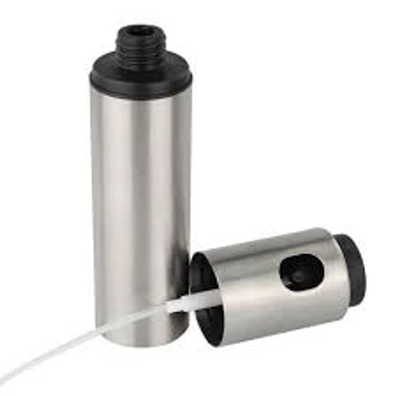Olajspray rozsdamentes palackban, 135 ml, fém