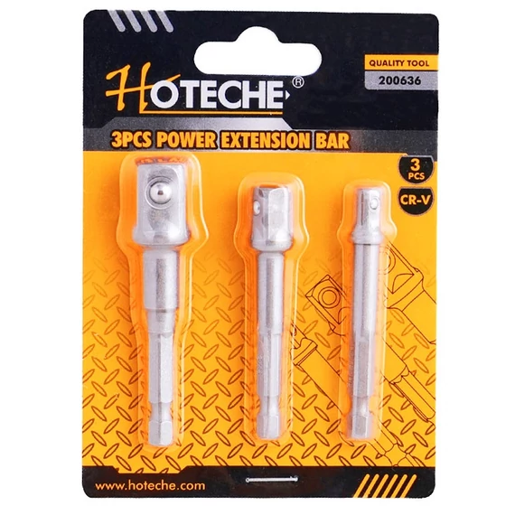  Hoteche dugókulcs adapter készlet, 1/4&quot;, 3/8&quot;, 1/2&quot;, 3db