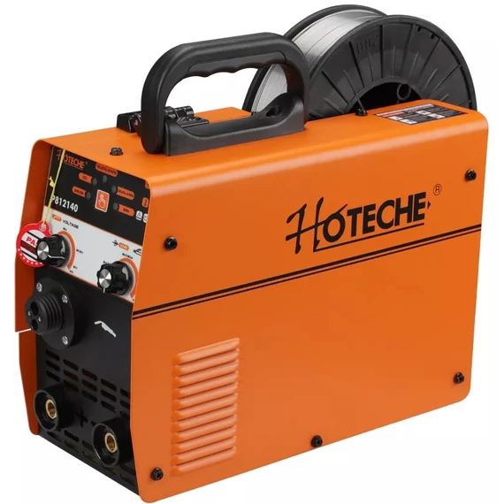 Hoteche P812140 gázos és gáz nélküli hegesztő gép, MIG, MMA, 140A, 120V