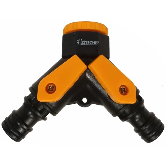 Hoteche locsoló Y elosztó csatlakozó, csapos, 1/2&quot;-3/4&quot;