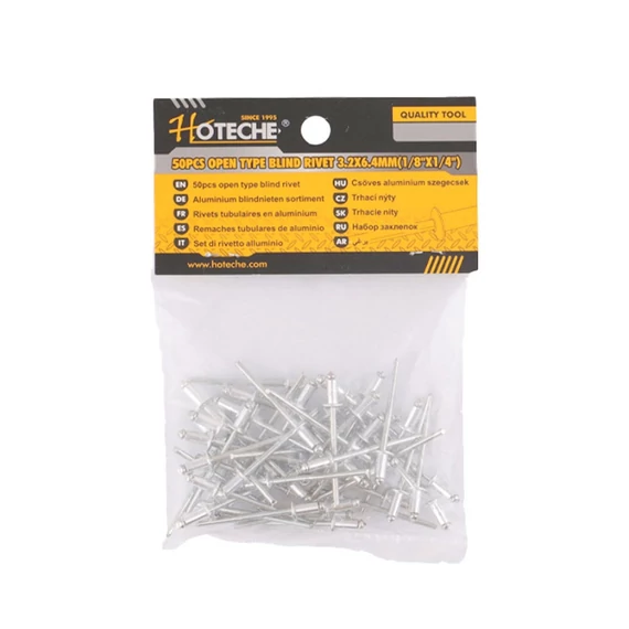 Hoteche popszegecs, 3.2x6.4mm, 50db