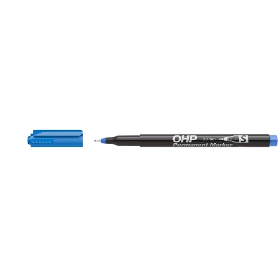 Ico ohp S alkoholos jelölőfilc, kerek, kék, 0.3mm