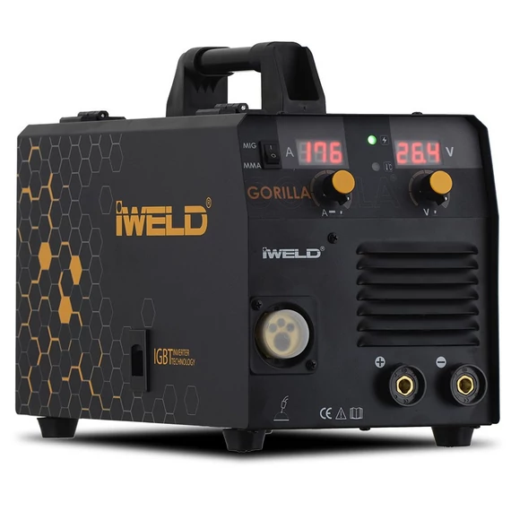 Iweld Gorilla PocketMig 175 AluFlux hegesztő inverter, 170A