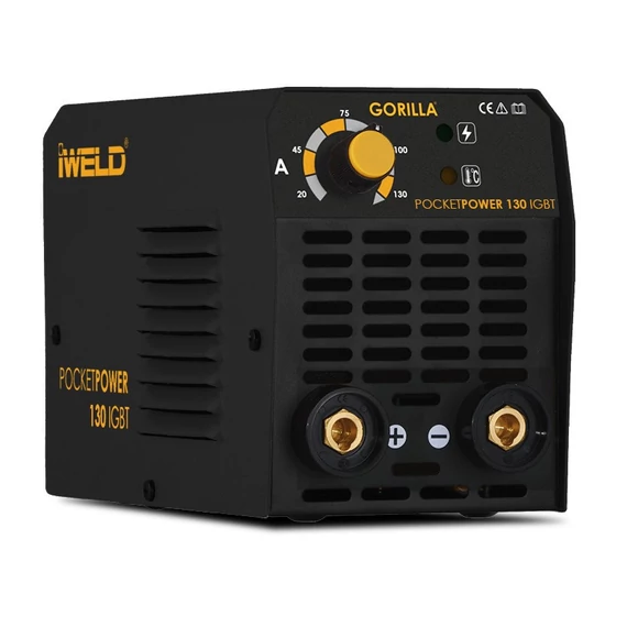 Iweld Gorilla PocketPower 130 VRD hegesztő inverter, 120A