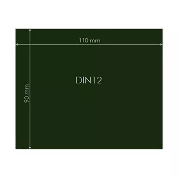 Iweld DIN12 védőüveg hegesztéshez, 90x110mm