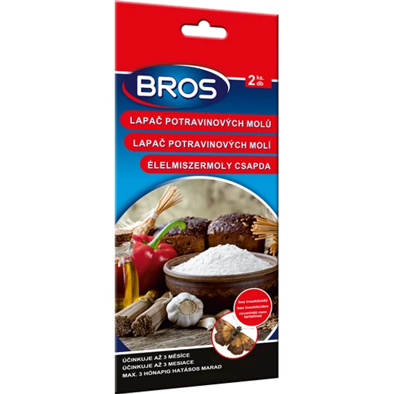 Bros élelmiszermoly illat csapda, 2db
