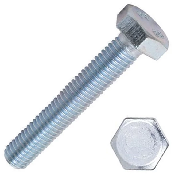 Hatlapfejű csavar, horganyzott, M8x60mm, 10db