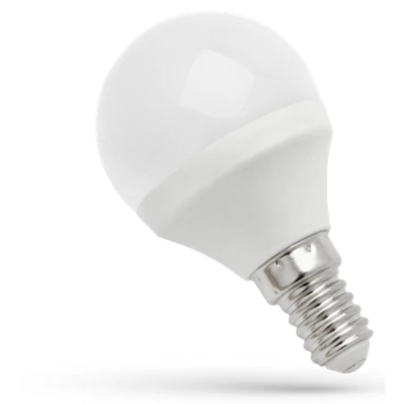 LED izzó, gömb, E14, 5W, 4200K