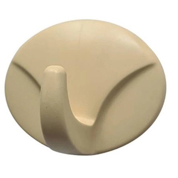 Fali fogas bliszterben, öntapadós, ovális, 25x32mm, bézs, 5db