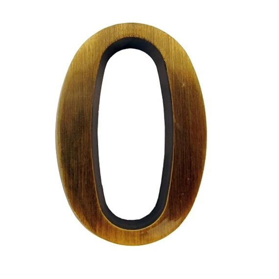 SB öntapadós antik ajtószám "0", 4,5cm