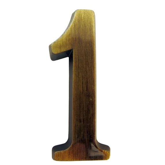 SB öntapadós antik ajtószám "1", 4,5cm