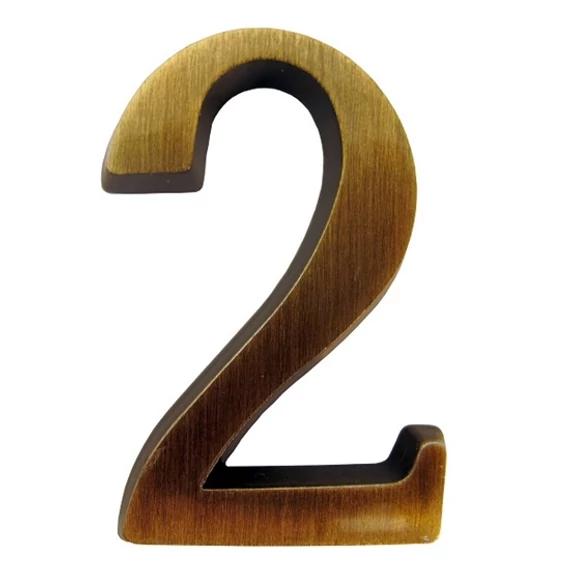 SB öntapadós antik ajtószám "2", 4,5cm