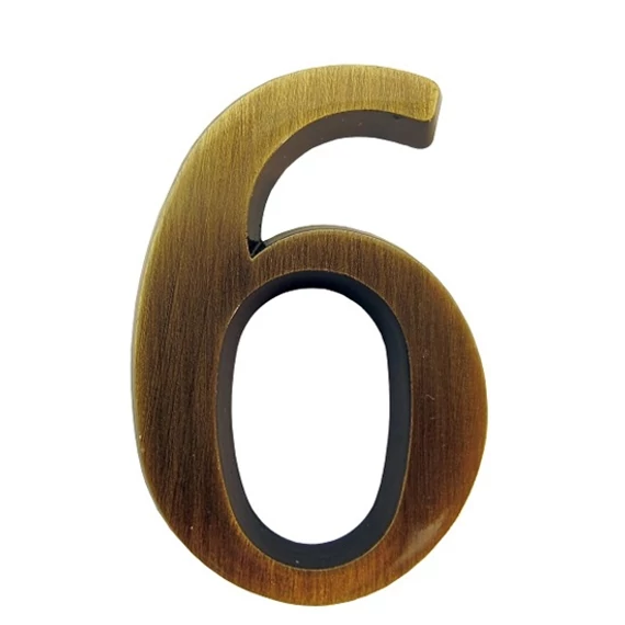 SB öntapadós antik ajtószám "6/9", 4,5cm