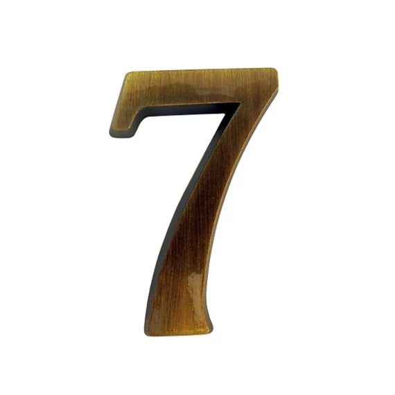 SB öntapadós antik ajtószám &quot;7&quot;, 4,5cm
