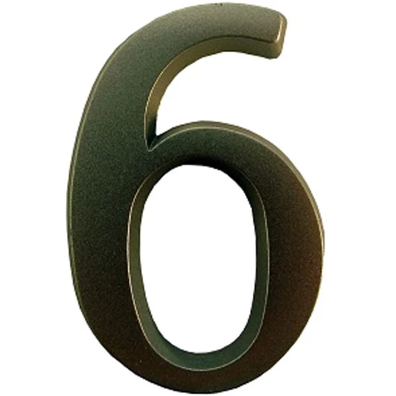 SB öntapadós matt ezüst ajtószám &quot;6/9&quot;, 4,5cm