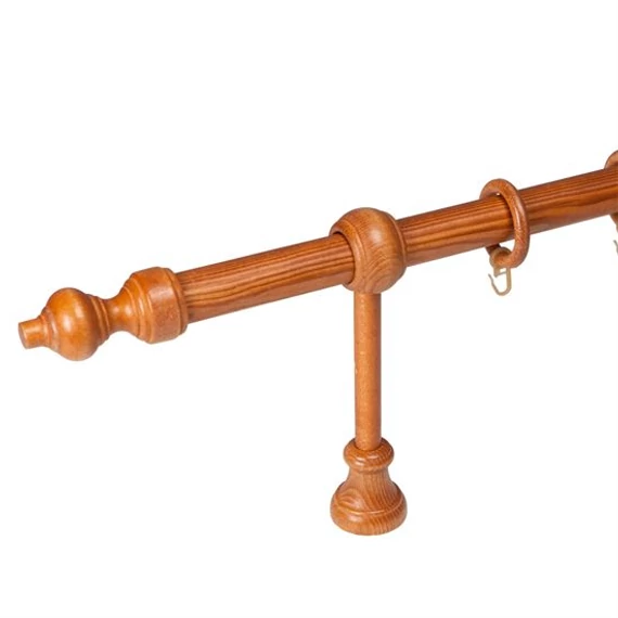 Fa rúdkarnis tartozékokkal, cseresznye D=28mm, 240cm
