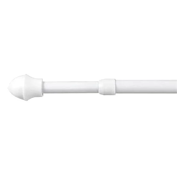 Kávéházi karnis, 12mm, 75-135cm, fehér