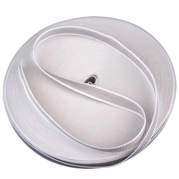 Műszálas redőnyheveder, szürke, 14mm, 50m