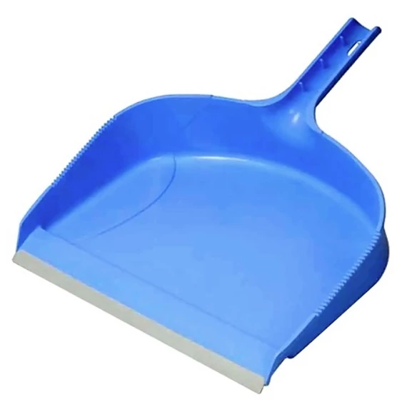 Szemetes lapát, gumis, műanyag